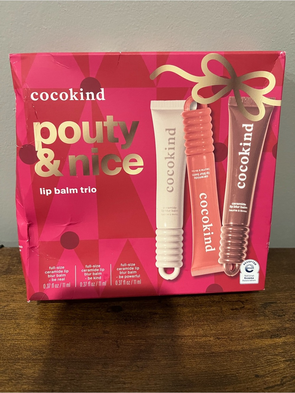 Pouty & Nice Lip Balm Trio — Pink